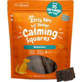 Zesty Paws Flavored Soft Chews calming bottle for anxious dogs promotes a calmer routine.