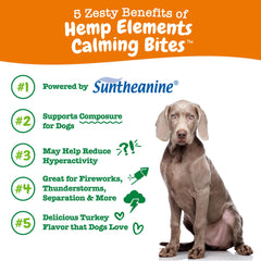 Zesty Paws Calming Chews close-up highlighting texture and palatability for dogs' calm moments