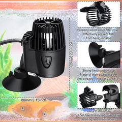 Zhengmy 360-degree rotating wave maker provides versatile directional flow in any tank