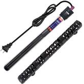 ZHGSERVU aquarium heater 300W front view shows compact, submersible design for precise temp control