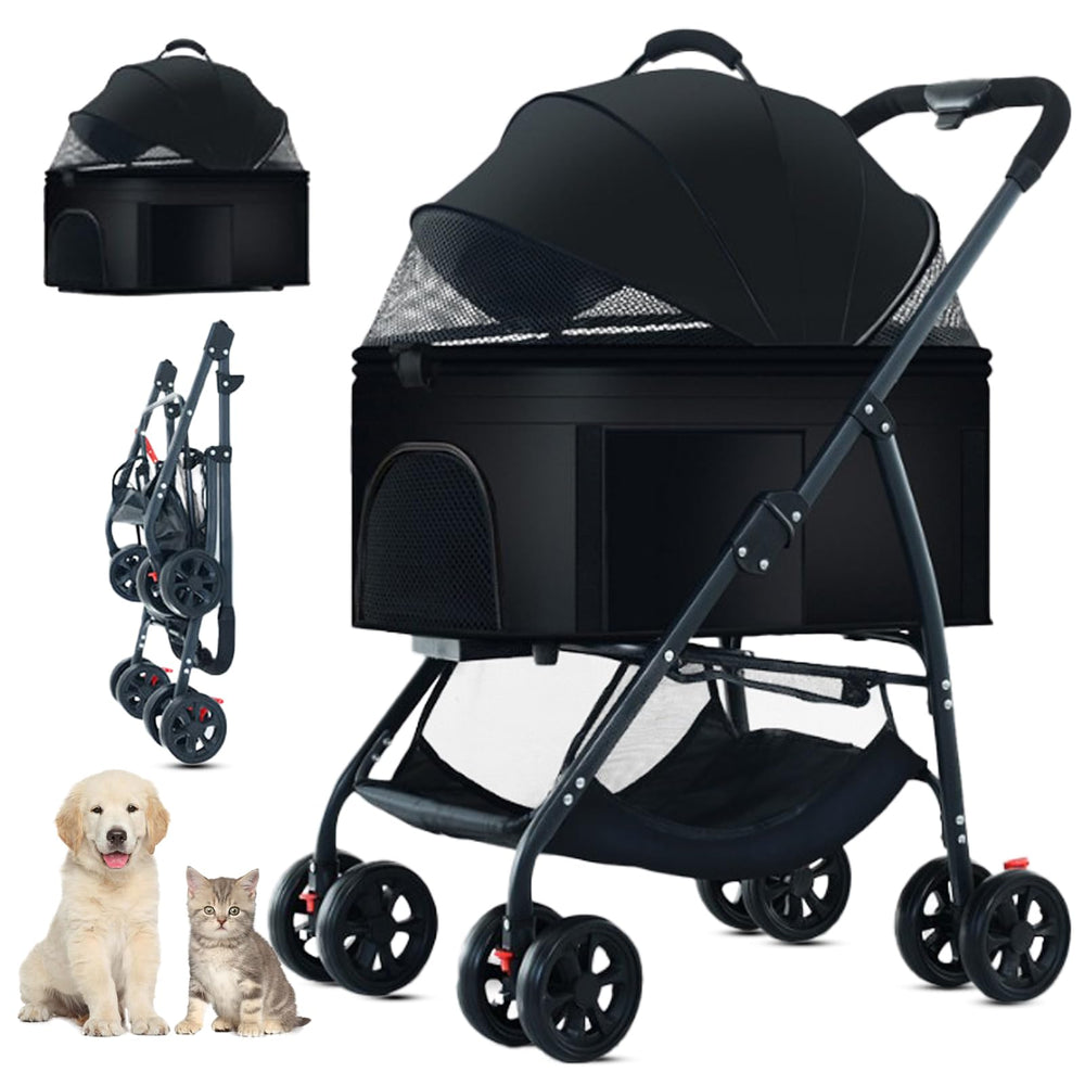 ZHUOKECE 3-in-1 pet stroller frame for sturdy daily use