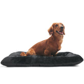 zihapgpzp 30in dog crate bed front view shows plush surface for cozy naps