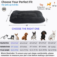 Zihapgpzp machine-washable bed keeps pet sleeping space clean and fresh.