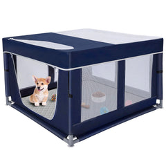 Zikopomi dog playpen pee pad demonstrates absorbent surface for clean indoor space