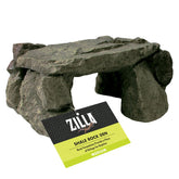 Zilla shale rock den basking-rock for reptiles, creating a natural-looking warm basking spot