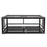 Zilla QuickBuild terrarium front door view demonstrates easy access for feeding and observation.