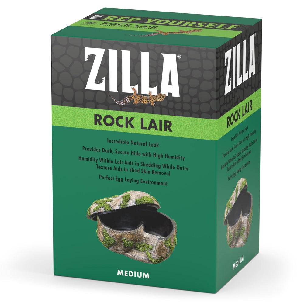Zilla Rock Lair exterior shows natural, humid hide for a secure reptile shelter