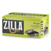 Zilla Rock Lair side-entrance terrarium provides easy access and secure hide.