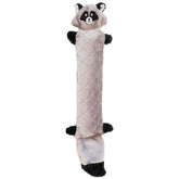 ZippyPaws Jigglerz Raccoon Toy front view for interactive play and cuddly amusement.
