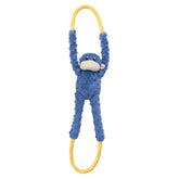 ZippyPaws RopeTugz Monkey Blue offers durable tug-of-war fun for active dogs.
