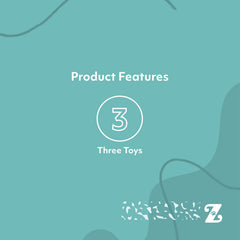 ZippyPaws Skinny Peltz pack three-toy set offers variety and extended playtime