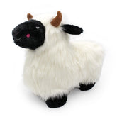 ZippyPaws Wooliez Lettie Lamb front view for cozy daily playtime.