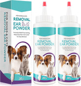 ZIXAOK dog ear cleaner powder packaging shows easy-use design for quick pet care.