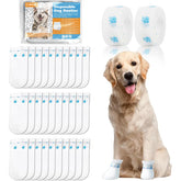 Ziyue 40pcs dog booties blue packaging shows breathable paw protection for outdoors