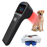 ZJKC cold laser device front view in black for home pain relief.