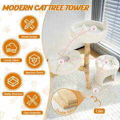 ZLAFM Cat Bed Flower Bed provides soft resting spot and charm.