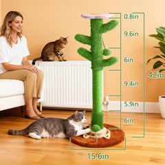 ZLAFM durable sisal rope scratching surface for satisfying claws.