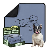 Zlune washable pee pad 24x24 gray for durable at-home protection.