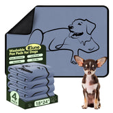 Zlune washable puppy pad 18x24 demonstrates absorbent core for floor protection