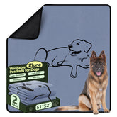 Zlune washable puppy pad—absorbent core for moisture control.