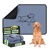 Zlune washable puppy pads in use protect floors during training and accidents