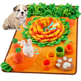 ZMUBB pet snuffle mat full-size layout for dogs enhances slow feeding and mental stimulation