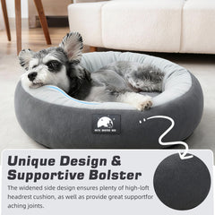 ZNOFAN 19-inch donut bed kitten nap-ready cozy nest.