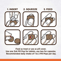 Zoë Pill Pops roasted chicken with rosemary aroma appeals to picky pups while masking pills.