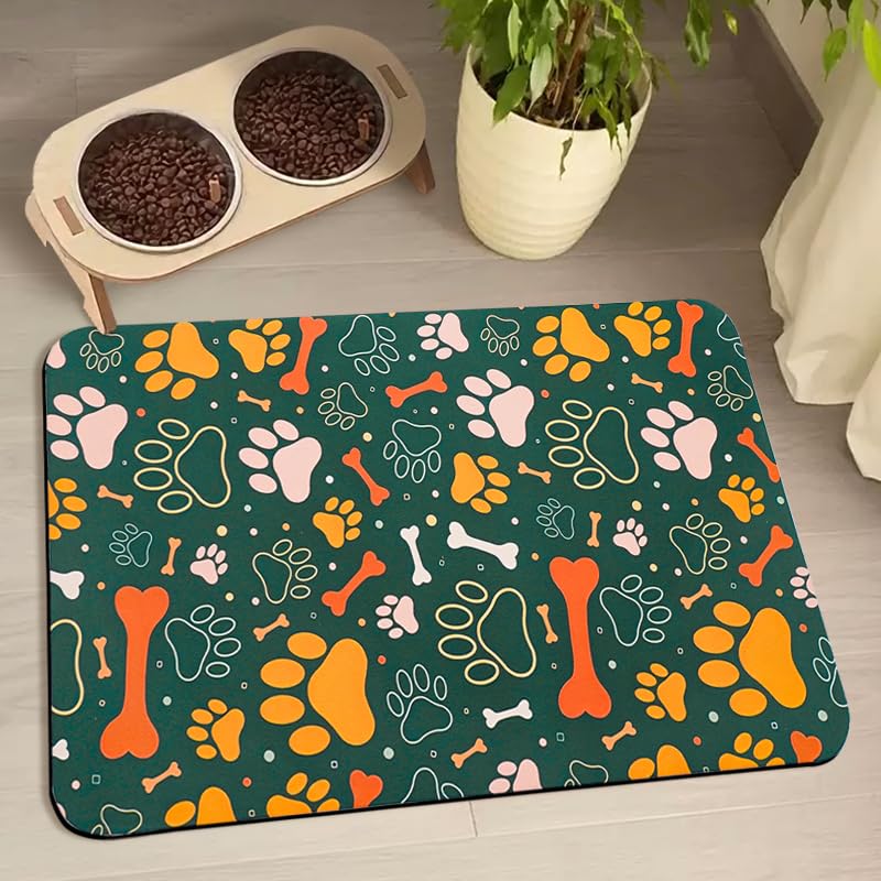 Zoeeya Dog Food Mat premium material with durable, odor-free surface for meals