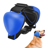 ZOHAN dog ear muffs blue size small with soft contact material for gentle noise reduction.