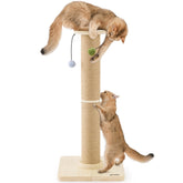 ZOMISIA 35'' cat scratching post base, sturdy wooden foundation for stable indoor play