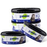 ZOMISIA 4-pack cat litter refill bags packaging offers long-lasting value for busy households.