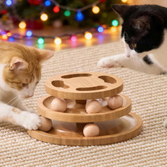 ZOMISIA cat-ball-track-toy-puzzle-top sparks curiosity with a challenging but approachable top design.