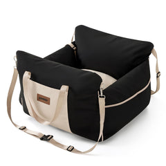 ZOMISIA dog car seat front view shows a secure booster for small to medium dogs