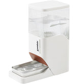 ZOMISIA dog water dispenser gravity design offers silent steady hydration.