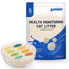 ZOMISIA Health Monitoring Cat Litter color-change indicator for health awareness