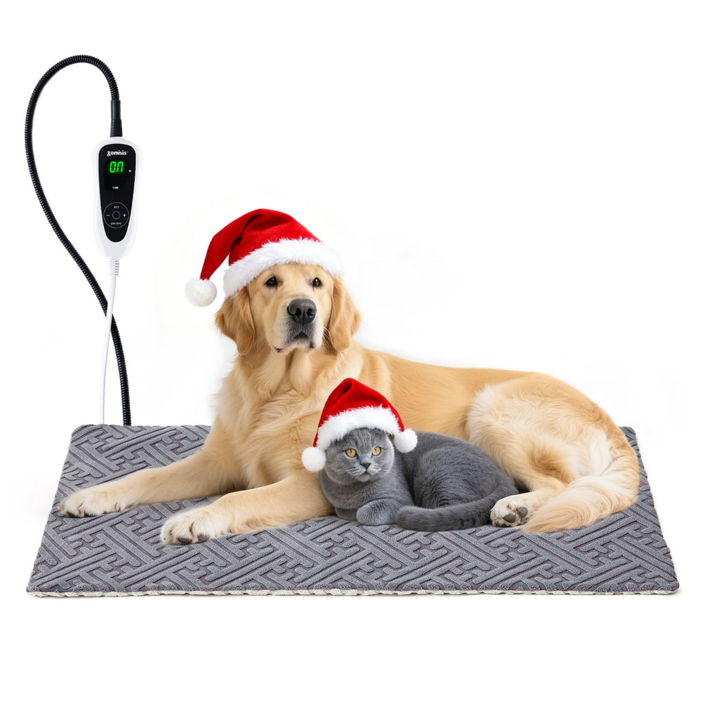 ZOMISIA large dog heating pad cover keeps pets warm and comfortable on cold days.