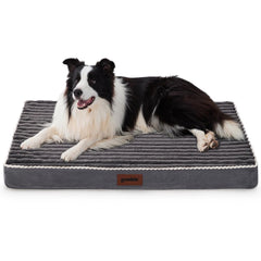 ZOMISIA orthopedic dog crate bed fits 36-inch crates with stable, non-slip support