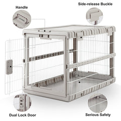 ZOMISIA secure squeeze-latch lock ensures quick closures for busy households.