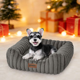 ZOMISIA small dog bed, rectangular shape offers secure resting space for cozy naps