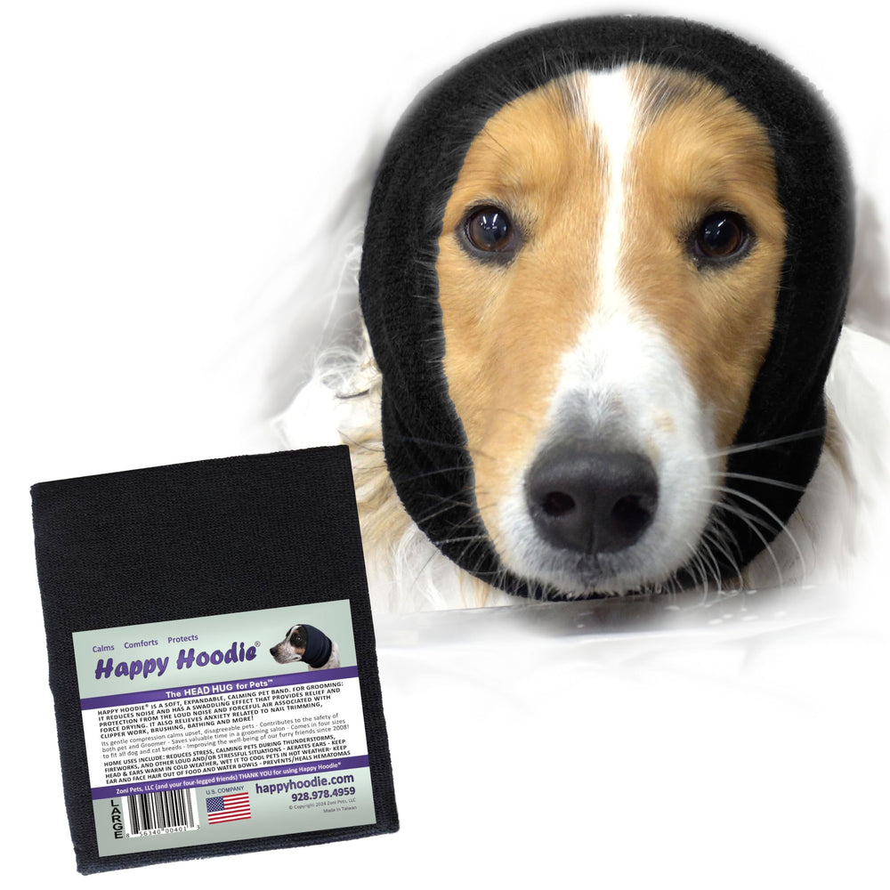 ZONI PETS Happy Hoodie uso en grooming calma al perro durante el secado