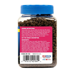 Zoo Med Axolotl & Aquatic Newt Food 4mm pellets ideal for larger juveniles