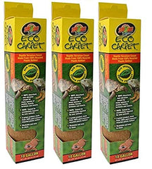Zoo Med Eco Carpet tan 10 gallon 10x20 – washable, safe reptile flooring.
