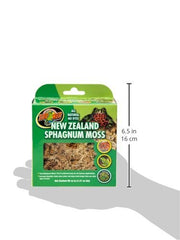 Zoo Med sphagnum moss pack, 80 cu in view, promotes humidity and long-lasting moisture in terrariums.