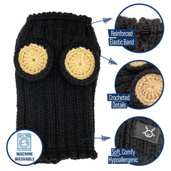 Zoo Snoods Large Dog Snood features elastic neck band for secure adjustable fit.
