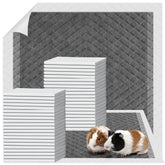 Zoramey disposable guinea pig cage liners pack front view, ideal for quick, tidy cage changes.