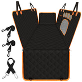 Zoramey dog hammock car mesh window shows breathable airflow for calmer rides.