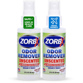 ZORBX Unscented Odor Eliminator two-pack front view for quick odor control in any room