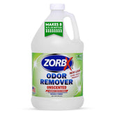 ZORBX Unscented Odor Remover 128oz bottle delivering quick odor relief