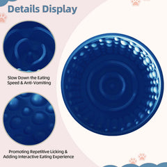 ZOURYNUA dog slow feeder bowl 1.6-cup capacity supports mindful pacing